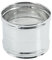 ALLINOX Manicotto Femmina/Femmina In Acciaio INOX Raccordo F/F Per Tubi Canna Fumaria Stufa o Camico (DN 120)