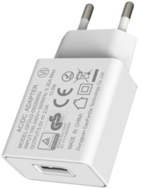 Cargador USB de 5 V 2 A, adaptador de corriente alterna, cargador para teléfono Android, ventilador pequeño, lámpara de escritorio, tableta, lector de libros electrónicos, reloj inteligente