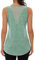 Wayleb Sport Tank Top Damen Ärmelloses Sportshirt Yoga Oberteile Sommer Fitness Sportoberteil Atmungsaktiv Gym Leichte Sporttop, Grün M