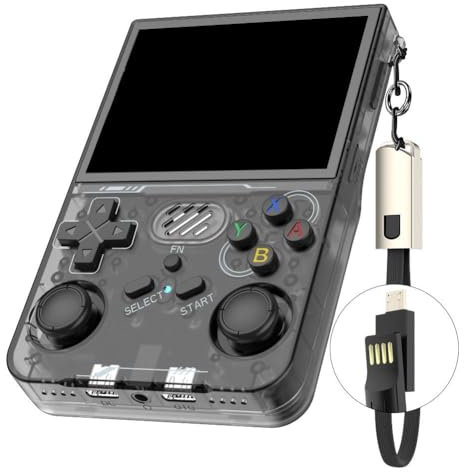 Console de jeu portable rétro R36XX - Système Linux - Écran IPS de 3,5 pouces - Cadeau de poche - Wi-Fi - 128 Go - Jeux vidéo 64 Go - Lecteur de poche juegos master master rétro consoles consoles de