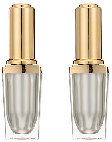 VILLFUL 2 pièces Flacon de Vernis à Ongles Vide de Bouteilles Verre Opaque avec Brosse pour DIY Rangement de Vernis à Ongles Couleur Aléatoire Couleur Aléatoire