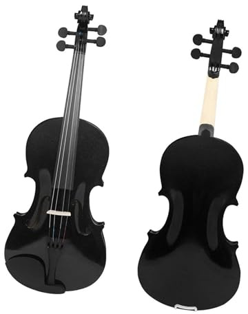 Eine 4/4-Zoll-E-Violine Perfekt Für Anfänger Und Professionelle Spieler. Akustische Violinen(Black)