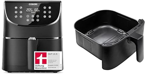 COSORI CP158- AF Heißluftfritteuse Airfryer, 11-in-1 Air Fryer XXL 5,5 L und COSORI CP158- AF Heißluftfritteuse Original Ersatzkorb