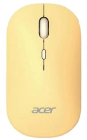 Acer AMR130・Beidhändig・RF Wireless + Bluetooth・1600 DPI・Gelb (GP.MCE11.04B)