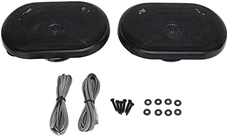 Akozon Altavoz Coaxial de 4 Vías, 4x6 Pulgadas, 120w, de Altavoces de Repuesto Universal