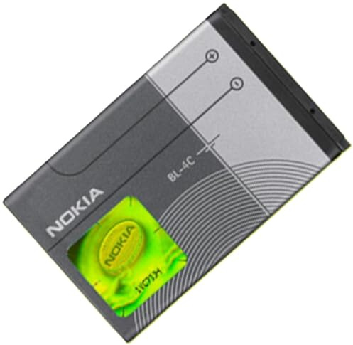Li-Ion Akku für Nokia Original BL-4C für Nokia 1202 1203 1661 1662 2650 3500 Classic 5100 6100 6101, 6102, 6103, 6125, 6131, 6136, 6170, 6260, 6300, 6300i, 6301, 7200, 7270, 7610, X2 Handy Accu Neu!