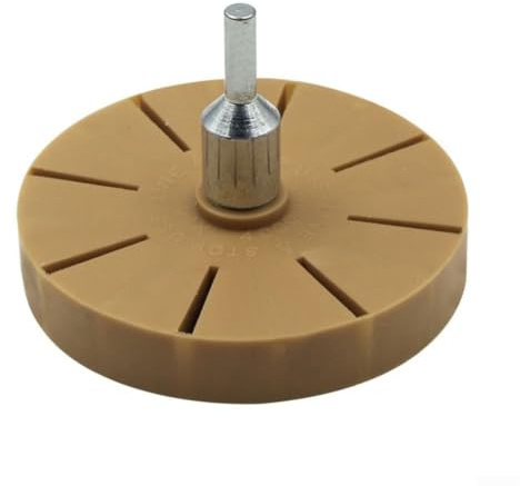 8,9 cm Gummi-Radierrad zum Entfernen von Aufkleberband, sicheres Kleber-Aufkleber-Entferner-Werkzeug für Autolack, Glas, Metall für Oberfläche, 90 mm Scheibe