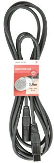 Premium XLR Male - XLR Female Cable | Microphone Cable | Black - 3.0M