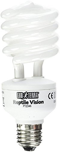 Exo Terra Reptile Vision, Lampe mit sichtbarem Spektrum für Reptilien, auf die 4-Rezeptoren-Augen von Reptilien ausgerichtet, 25W, Fassung E27