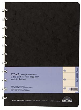 ATOMA Notizbuchsystem - Elegant - A4 - Liniert