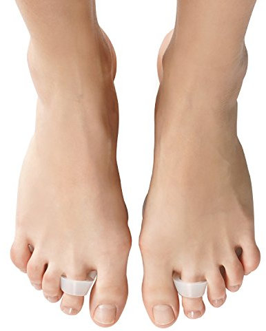 Soles Cuscinetto per Metatarso, Alta Qualità, Leggero, Unisex, Taglia Unica Silicone Cuscinetti Piede Self-Stick Riallineare le Dita dei Piedi & Previene l'Abrasione Interdigitali delle Dita, Trasparente, 2 Unità