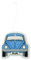 BRISA VW Collection - Volkswagen Luft-Erfrischer, Duft-Spender, Duft-Baum fürs Auto/KFZ mit VW Käfer/Beetle Motiv (Blau/Fresh)