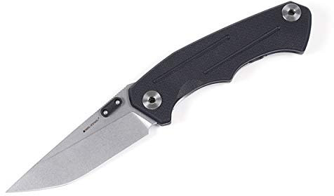 REAL STEEL Crusader Black FRAMELOCK-Folder TASCHENMESSER UNBESCHICHTET Outdoor