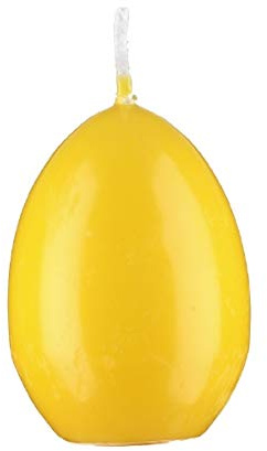 Eikerzen, Hühnerei Goldgelb 6 x 4,5 cm, Inhalt 6 Stück, Ostereikerzen