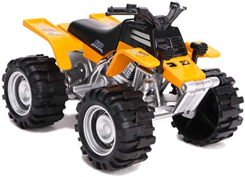 Toyland 11cm Quad-Bike mit Druckgussantrieb Designs - GELB - Jungenspielzeug