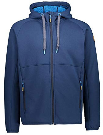 CMP Giacca in Pile con Fodera Interna High Loft, Uomo, Blue Ink, 56, Blue Ink