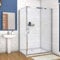 1000x800mm Xinyang Sliding Shower Enclosure 5mm Safety Glass Reversible Bathroom Cubicle Screen Door with Side Panel