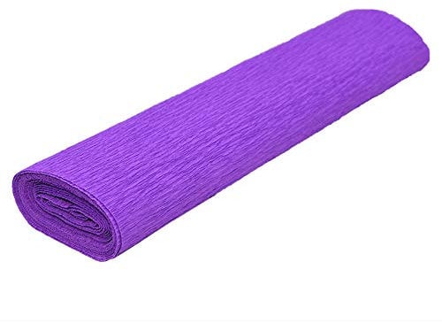 YUNHOME Geschenkpapier Geburtstagspapier Wrapping Paper 250 * 25 cm Dekorative Origami Creinled Crepe Paper Handwerk Blume DIY Machen Wrapping Fold Scrapbooking Party Hintergrund Dekoration-Violett