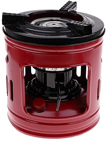 Kerosin-Herd-tragbarer Camping-Herd 10-Kern-Kerosin-Herd 1.5L 3-5 Personen All-in-One-Picknick-Herd Rauchlosen Und Geschmackloser Retro-roter Kerosen-Tank, Kann For Camping Im Freien Verwendet