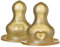 BIBS Bottle Nipple 2-Pack, Vermindert Koliken, Zusätzliche Sauger für Baby Glass Bottle. Naturkautschuklatex, Medium Flow, Bottle Nipples 2-Pack