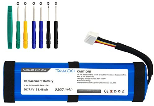 Youejoeq Xtreme 3 Battery Replacement for Xtreme 3 Battery, GSP-2S2P-XT3A Speaker Battery with Tools 5200mAH
