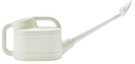 MagiDeal Gießkanne mit Abnehmbarem Langem Auslauf, 4L Blumengießkanne, Gießkanne für Den Zimmerpflanzen, Sprinkler für Innentöpfe Außenpflanzen Balkon, Weiß