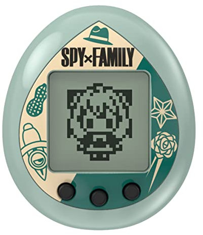 TAMAGOTCHI Bandai Spy X Family Green | Raise Anya With The 4cm Virtual Pet Based On The Spy X Family Manga And Anime Handheld Games Are Fun Boys And Girls Toys And Anime Gifts