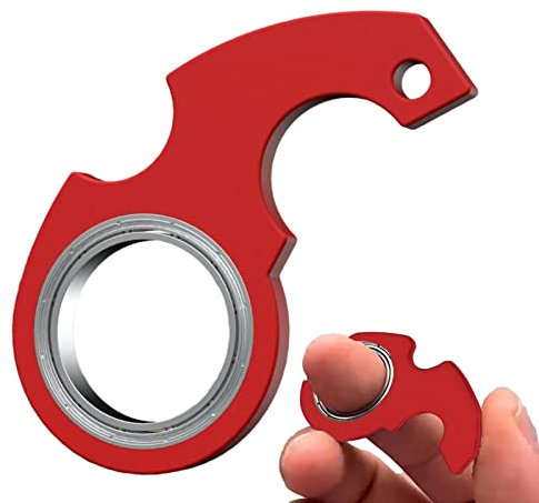 Lecerrot Schlüsselanhänger, Schlüsselanhänger Fidget, Multifunktionales Schlüssel Fokus Spielzeug Für Entspannung, Tragbarer Schlüsselanhänger Spinner Für Fingerübungen,