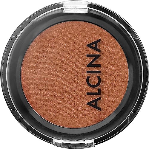 ALCINA Eyeshadow iced caramel - Vielfältig einsetzbar - schimmernde, Sparkling-Partikel retuschieren optisch Augenfältchen - samtig-weiche Textur - Natural Look