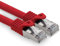freiwerk 50m - rouge - 1 pièce câble réseau CAT.7 câble de raccordement Ethernet Lan S-FTP LSZH PIMF 10GB s prise RJ45 Cat6a