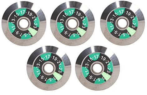 Lame De Coupe-câble à Fibre Optique 5 Pièces, 20 Mm De Diamètre 4 Mm ID Lame De Coupe-câble En Fibre D'acier Au Tungstène Ultrafine De Rechange Haute Dureté Lame