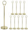 LDHHYH 10PCS Table Number Holders for Weddings, 7.8 Inch Table Place Name Holders, Gold Photo Name Card Holders, Table Number Stands for Party Reception Office Restaurant Table Setting
