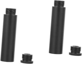 Supvox 2 Sets Starke Robuste Mikrofonarm-verlängerung Aluminium-rack-rohr Für Die Installation Von Universalständern Schwarz
