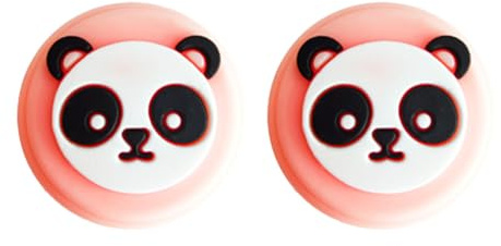 budiniao Paquete de 2 Gamepad Thumbstick Funda de Silicona Joystick Protector Tapas Antideslizantes Consola de Juegos Reemplazo para PS5, Rosado