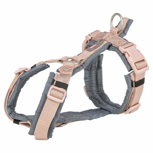 TRIXIE Geschirr fÜr Hunde Premium Trekking Blush pink/Graphite Grey