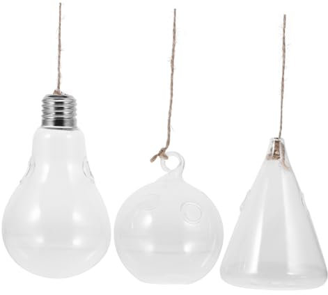 Milisten Set Di Vasi in Unici - 3 Pezzi Di Vasi Da Fiori Sospesi Decorazioni Moderne Perfetti Per