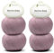 PASCUALI Merino Baby|Strickwolle aus 100% Schurwolle aus Merino, Merinowolle zum Stricken und Häkeln, SET: 4 Knäuel - 200 g, Farbe: Rosenquarz 311