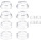 PATIKIL Acryl-Display-Ständer, 12er-Pack Kugel-Display-Halter Ballständer für Golf Baseball Softball Tennis Kristallkugeln Edelsteine, Transparent