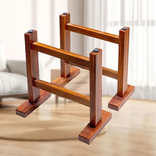 Tischbeine Aus Massivholz Robuste Möbelbeine Bankbeine Breite 40 X Höhe 65cm Esstischbeine Tisch-Kufen Retro-Rustikal DIY-Couchtischbeine 2er-Set(40x65cm)