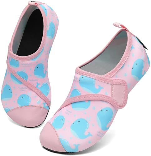 SAGUARO Enfant Chaussures Aquatiques Léger Confortable Chaussettes d'eau Souple Respirant Chausson de Plage-Touch X
