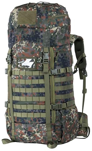 BACKFERRY 75L Taktischer Rucksack mit Innenrahmen, MOLLE und Hydrationssystem
