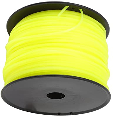 Walfront String Trimmer Line High String Trimmer Line, Quadrate Lawn Mower Cord Efficiency 3mm Quadrate Nylon Stable Performance Lawn Mower