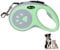 Retractable Dog Lead, Luoqun88 Retractable Lead Cord - 5M/16FT Strong Nylon Tape, One-Handed Brake & Lock, Tangle-Free Design for Small to Medium Dogs (Green)