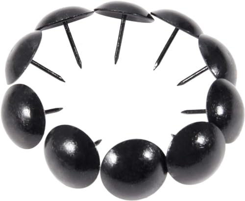 GOOZHI Tapezier-Nägel 80 Stück Polsternägel, 16 mm Kopfdurchmesser, Edelstahl, runde Daumenstifte