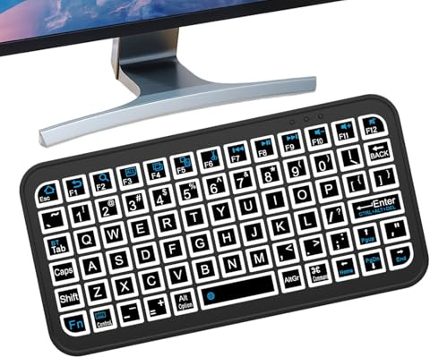 Cordless Keyboard - Compaact Accessory, Adjustable Brightness, Lightweight