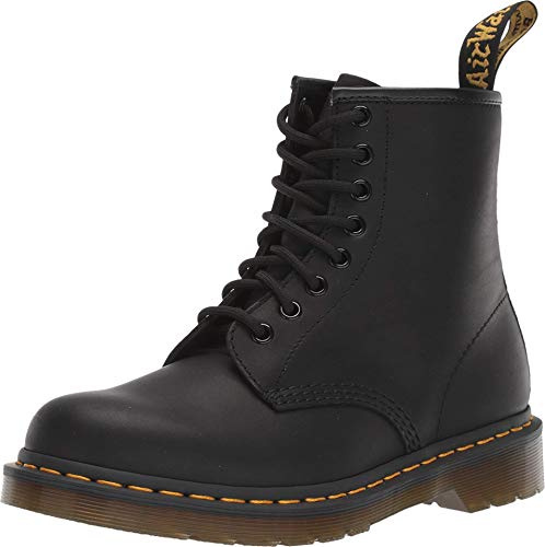 Dr Martens 1460, William Blake 8-Eye, Unisex Leather Lace Up Boots, Black, 11 UK (46 EU)