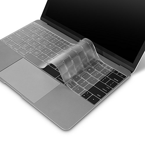 KBGUARDMB-C de Macally funda protectora de teclado transparente para MacBook y MacBook Pro de 12 pulgadas (modelo 2016 sin Touch Bar) - 79 teclas (ISO - Europa)