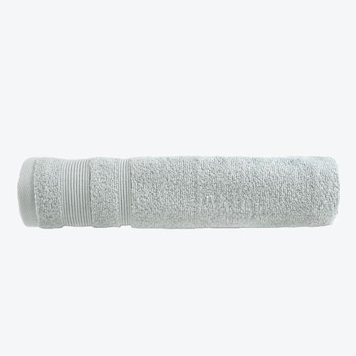 Allure Zero Twist Bath Sheet, Extra Large Bath Towel, 100 x 150cm, 100% Egyptian Cotton (Dove Grey)