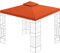 Ersatzdach 360g/m² Dach EXTRA STARK PVC Beschichtung Pavillondach 100% Wasserdicht Pavillon 3x3m (Terrakotta)