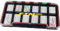 FTM Hookbox 18,8x10,3x1,7cm - Hakenbox für Angelhaken, Angelbox für Forellenhaken, Tacklebox für Haken & Spoons, Zubehörbox